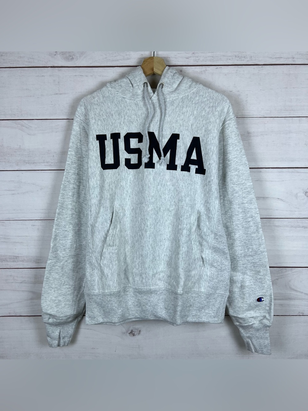 USMA Champion Reverse Weave Hoodie Sweatshirt Small US Military Academy